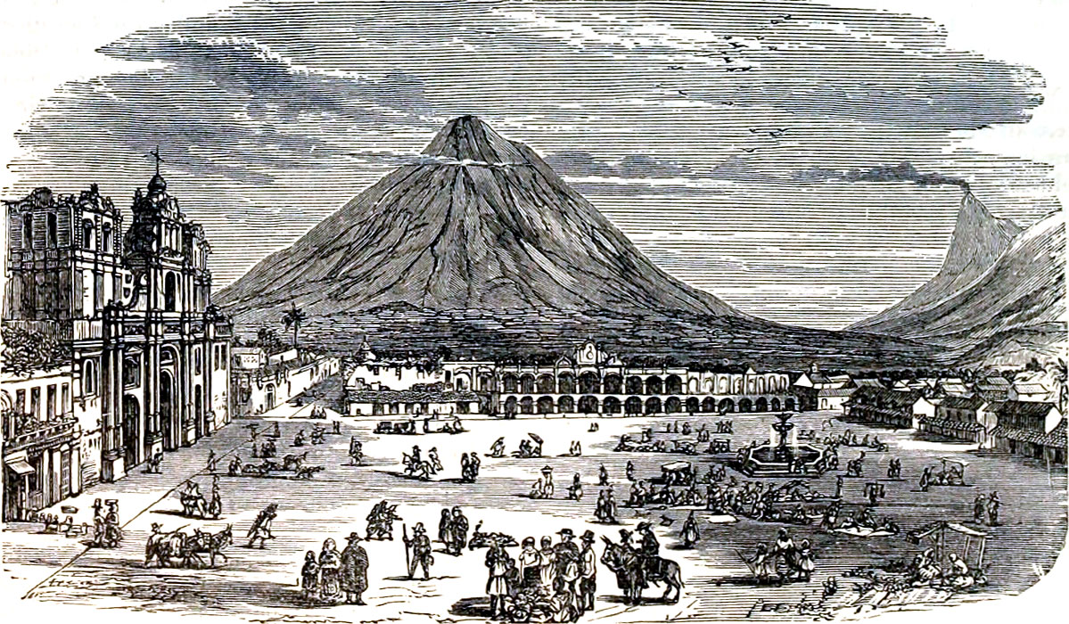 Antigua Guatemala in 1856