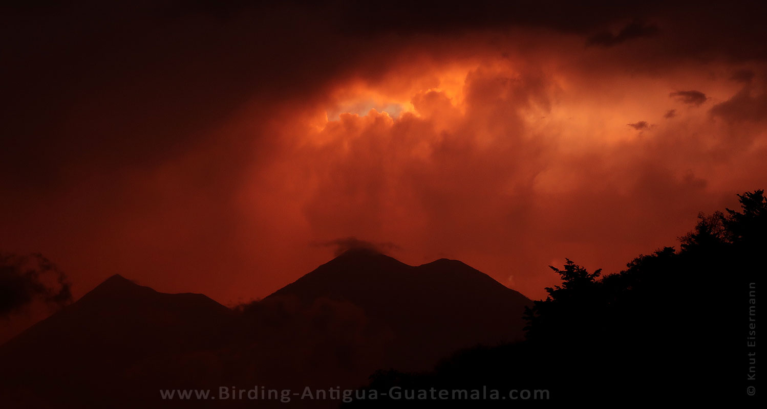 dramatic sunset
